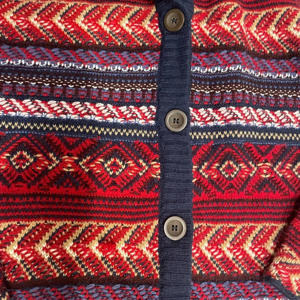Gorgeous St John’s Bay Button Up Oversized Long Knit Button Up Sweater Size M